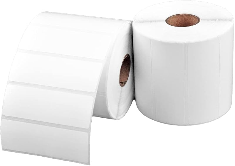 2 rollos de etiquetas térmicas directas 3 x 1, 1400 etiquetas por rollo, para impresoras Zebra y Arkscan