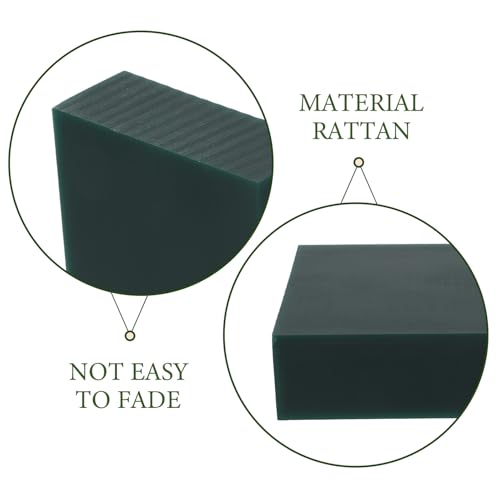 Cera para molde de joyería y tallado artesanal PRETYZOOM, bloque rectangular verde 4