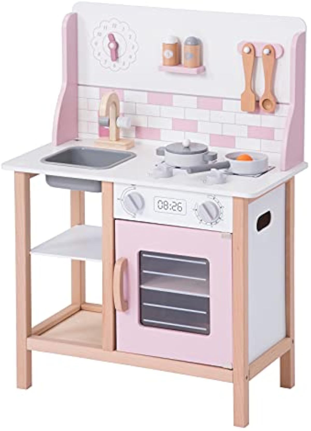 京都 店 おままごとキッチン セット 木製 調理器具 食器付き 可愛い 収納 誕生日子供 ギフト プレゼント 安心安全設計 子供用 木のおもちゃ ゃキッチン キッチンセット 室内遊び キッズ セット おもちゃ 人気 モデル Www Littleshopp Com