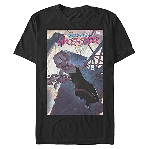 T-shirt Spider-Gwen Marvel noir en coupe classique 3X-Large