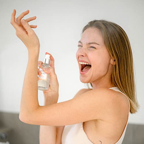 Olivia Care Body Mist Spray Made With Natural Sweet Clementine Fragrance Scent - Refreshing, Soothing, Cooling, Moisturizing & Hydrating - Eliminate Body Odor With Fresh Floral Aroma - 4 Fl Oz #TOP1