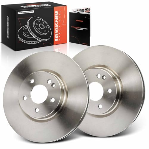 Image of Frankberg Brake Disc Set incl. 2x Discs Front Vented Ø330mm Compatible with V-Class W447 Vito Tourer W447 Marco Polo Camper W447 Replace# 4474210012