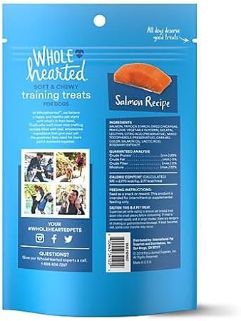 wholehearted dog training treats