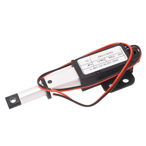 Mini Actuador Lineal 24V CC de 70N con tubo de aluminio para automatización 3