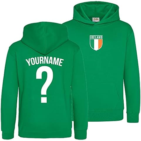 Custom Ireland Flag Hoodie for Kids Cover