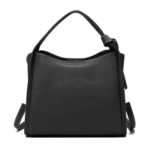 Women Genuine Leather Shoulder Bag Fashion Top-handle Handbag Crossbody Purse for Lady