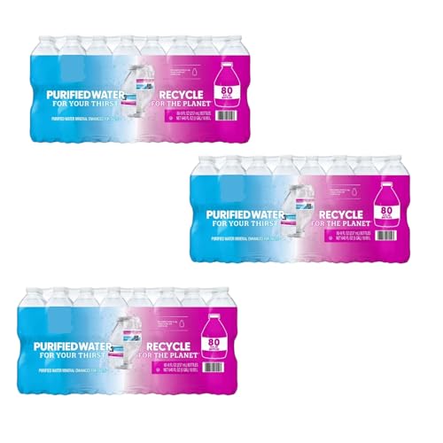 Purified Wаter 8 oz. bоttle, 80 pk - Bulk Small