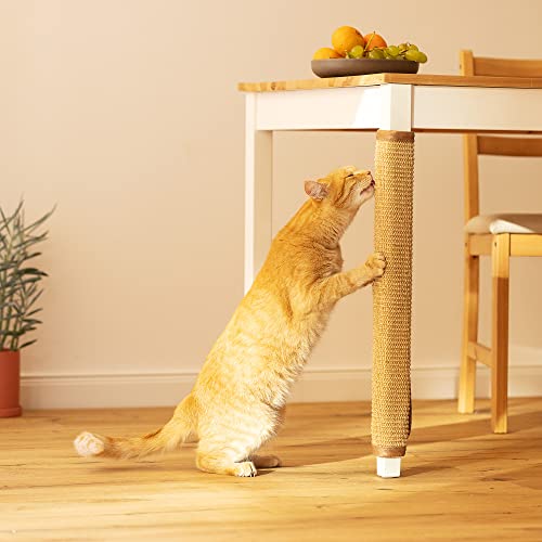 Miniatura 5 de Navaris Rascador De Gatos Para Patas De Mesa - Protector De Sisal Con Rascadores Para Gato - Alfombra Antiarañazos Para Pata De Mesas Sillas Sillón