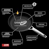 Schulte-Ufer Bratpfanne ASTRAL mit UniverSUS-Oberflächenstruktur, ohne PFAS/PTFE, 64456-20, Edelstahl, 20 cm – Ansicht 5
