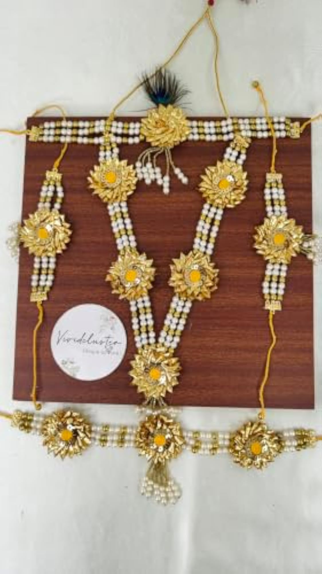Gota Jewellery Set for Janmashtami, Baby Suitable