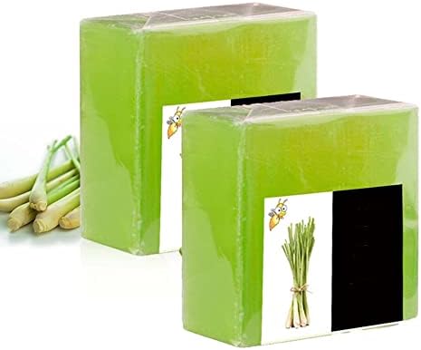 CRIVERY 2PCS Citronella Soap, Citronella Lemongrass Soap Bar for Body Wash, Citronella Soap for Humans, Citronella Soap Bar, Essentials Must Haves for House and Travel Activities