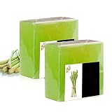 CRIVERY 2PCS Citronella Soap, Citronella Lemongrass Soap Bar for Body Wash, Citronella Soap for Huma