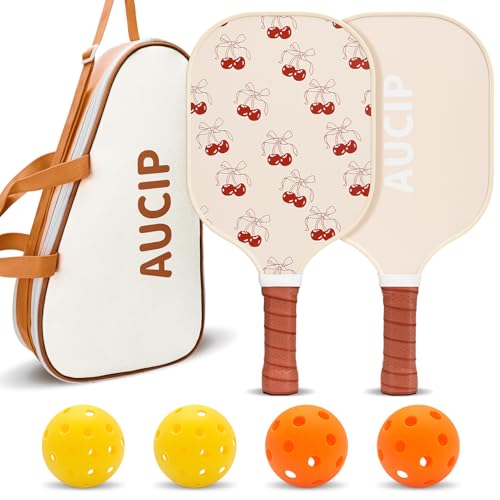 Pickleball-Paddel, USAPA-zugelassenes Pickleball-Paddel, 2er-Set, Polypropylen-Wabenkern, Fiberglas-Pickleball-Set mit 2 Pickleballschlägern, 4 Pickleballs, 1 Pickleball-Tasche für Frauen und