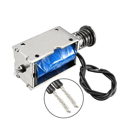 Électroaimant solénoïde CC 12V 45N actionneur linéaire 10mm