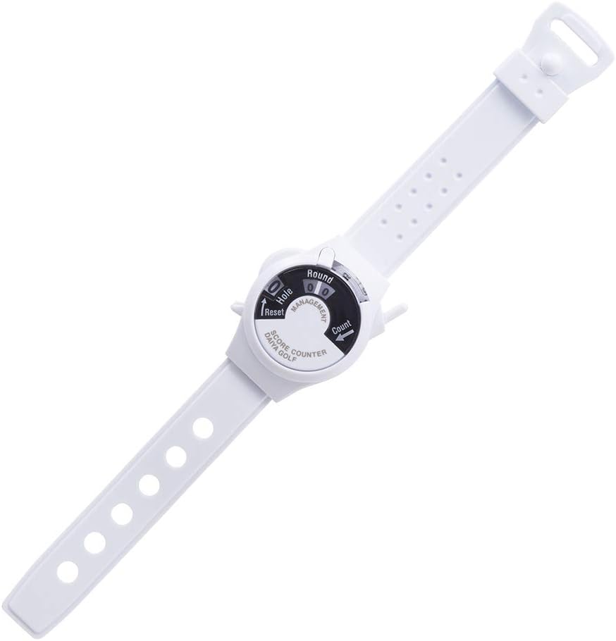Daiya Golf AS-462 Round Equipment Score Counter 462, Counts Hole and Total Hits Watch Type, for Beginners, Easy Operation, Made in Japan, Pink/Black