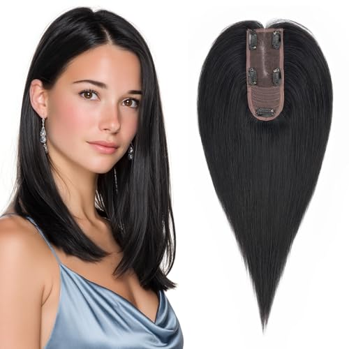 Hairro Real Human Hair Toppers For Women Top Hair Pieces