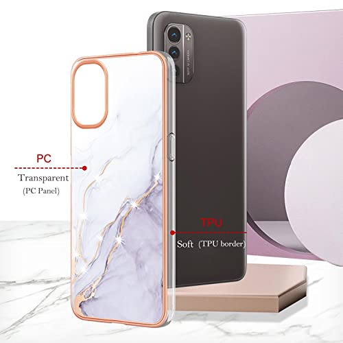 Coque Nokia G11 anti-chocs blanche König Design étui protection