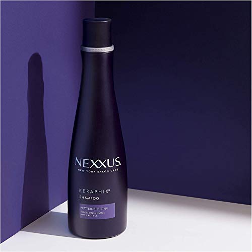 Nexxus Keraphix Shampoo For Damaged Hair Keraphix With Proteinfusion Silicone-Free With Keratin Protein And Black Rice 13.5 Oz #TOP4