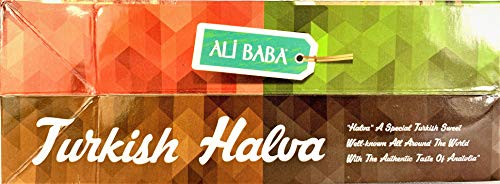 Turkish Halva Mix Variety With Pomegranate Pistachios Cacao And Plain Flavors 4 Individual Boxes 100 Grams Each Total 400 Grams Comes In Gift Bag #TOP6
