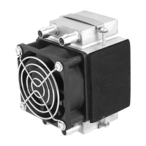 Heaviesk Dc12V 108W Aluminio Refrigeración por Agua Radiador Ventilador Semiconductor Electrónico Peltier Refrigeración Congelador Pequeño Aire Acondicionado