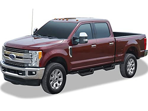 Estribos APS negros tubo 6 pulgadas estilo drop down compatibles Ford F150 miniatura 6
