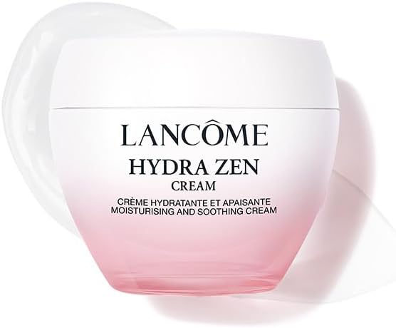 Lancôme Hydra Zen Moisturiser, Up to 72H Hydrating and Soothing Face Cream for Sensitive Skin with Centifolia Rose Extract, Hyaluronic Acid and Bisabolol, Luminous Finish (Full Size or Giftset)