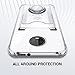 Shields Up for Moto Z4 Case, Moto Z4 Play Case, Minimalist Wallet Case with Card Holder and Ring Kickstand/Stand, [Drop Protection] Slim Protective Cover for Motorola Moto Z4 - Clear