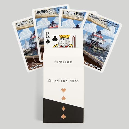 Baraja de póker Lantern Press 52 cartas miniatura 6