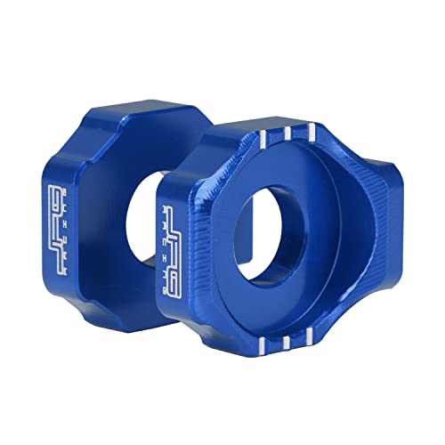Jfg Racing Sur Ron Axle Block Chain Adjuster,Motorcycle Rear Axle Block Chain Adjuster Cnc For/Surron/Sur Ron S/Sur Ron X/X160/X260 （Blue) #TOP1