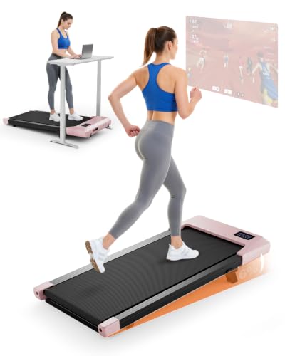 Superun Walking Pad mit Steigung 6%, Laufband mit App Erlebnis vor Ort