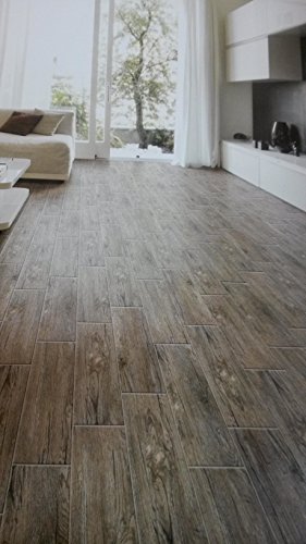 Porcelain Tile-Oak Wood Look-35.4\"x7.8\', Houston