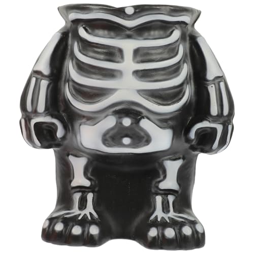 Support citrouille squelette base plastique plateau décorations Halloween