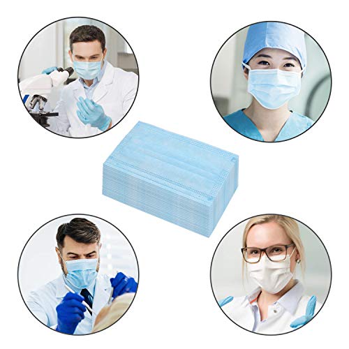 image for Effacera Disposable 3-Ply Face Mask Antiviral Medical Surgical Mask wi
