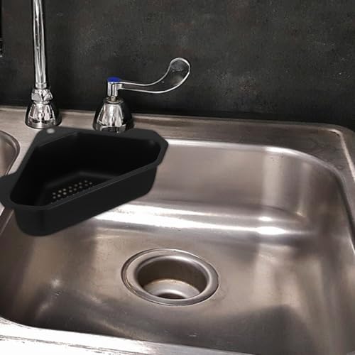 Colador Triangular de Acero Inoxidable para Fregadero miniatura 5
