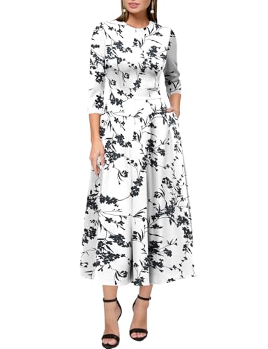 Image of Simple Flavor Women's Vintage Dress Sleeveless O-Neck Party Cocktail Dress