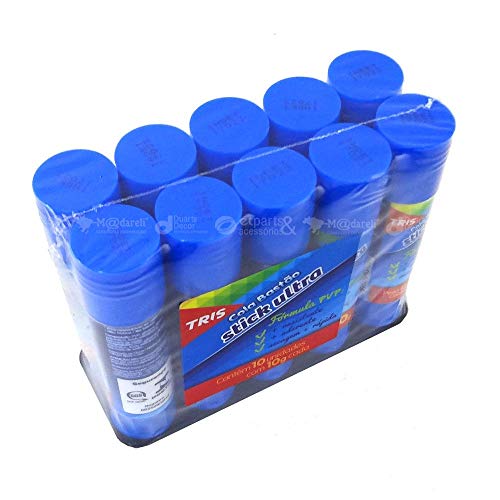 Cola Bastao Stick Ultra, 10 Gramas, Shrink, 10 Unidades, Tris