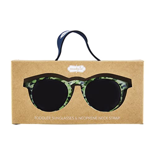 Mud Pie Toddler Boy Sunglasses & Strap Set, Camo by Mud Pie - Image 2