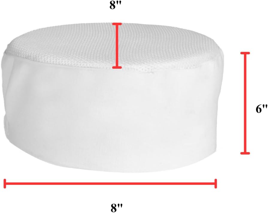 Chef Approved Pill Box Style Chef Hat