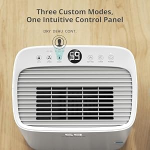 Kesnos 5500 Sq. Ft Large Dehumidifier for Home with Drain Hose for Basements, Bedrooms, Bathrooms, Laundry Rooms - with Intelligent Control Panel, Front Display, 24 Hr Timer and 1.32 Gallon Water Tank Kesnos 5500 Sq Ft Large Dehumidifier for Home with Drain Hose for Basements Bedrooms Bathrooms Laundry Rooms with Intelligent Control Panel Front Display 24 Hr Timer and 132 Gallon Water Tank