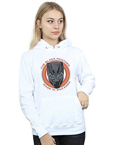 Image of Marvel Women's Black Panther Made in Wakanda Red Hoodie White XX-Large