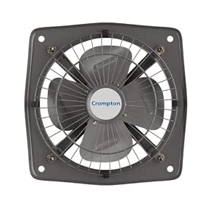 Crompton Metal Trans Air Reversible 9-Inch Exhaust Fan (Grey)