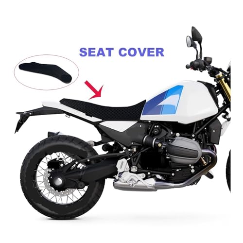 Kit de fundas y malla para asiento de motocicleta R12 GS 2025 de color negro 2