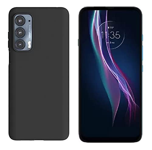 TIGERIFY Matte Candy Soft Rubber Slim Fit Scratchproof Black Color Back Cover Case for Motorola Edge 20, Moto Edge 20