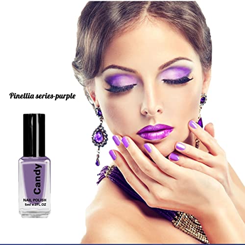 Tophany 6 Bottles Nail Polish Set, Quick Dry Long Lasting And Not Easy To Peel Off Nail Polish Nail Art Decoration For Women And Girls #TOP3