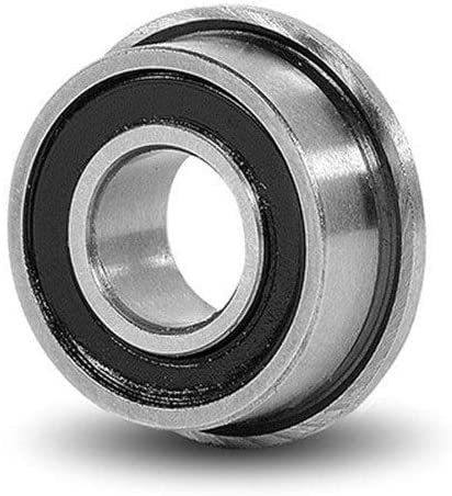 HYUJNAFZR TMP1105 Flange Ball Bearings F698-2RS Flanged Ball Bearing 8x19x6mm Deep Groove Ball Bearing ABEC-1 Miniature Flanged F698RS Ball Bearings RF-1980DD