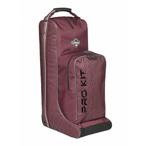 LeMieux Elite Pro Boot & Hat Bag - Burgundy Nylon
