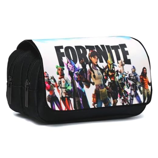 Doyomtoy Estuche para lápices Estuches para Lápices Tema del Juego Estuche de Gran Capacidad para Adolescentes Estudiantes(B)