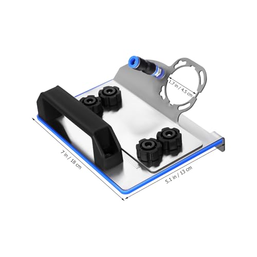 Soporte para amoladora angular de 45 grados Gatuida para corte biselado de acero 4