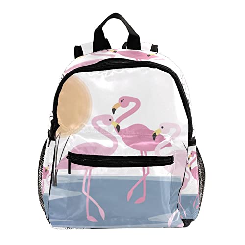 Sac à dos enfants motif flamant rose idéal pour la rentrée scolaire et les sorties au parc