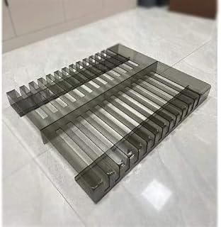 Estante de exhibición acrílico de doble cara para azulejos de suelo y pared, organizador portátil de muestras de piedra y cerámica de gran capacidad